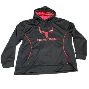 Realtree hoodie black and pink camo woman’s size XL